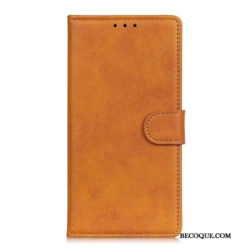 Flip Case Huawei Mate 50 Pro Matta Keinonahka