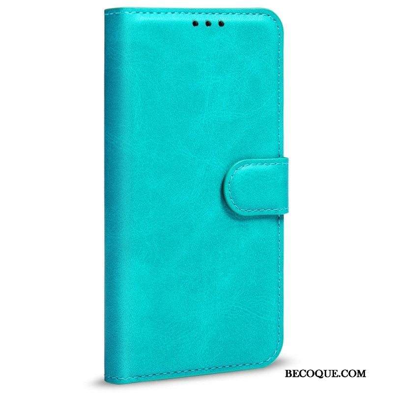 Flip Case Samsung Galaxy A13 Retro-nahkaefekti