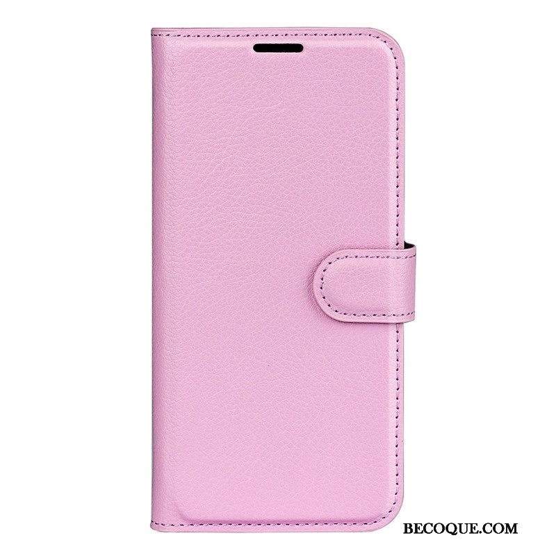 Flip Case Samsung Galaxy A14 / A14 5G Klassinen Keinonahka