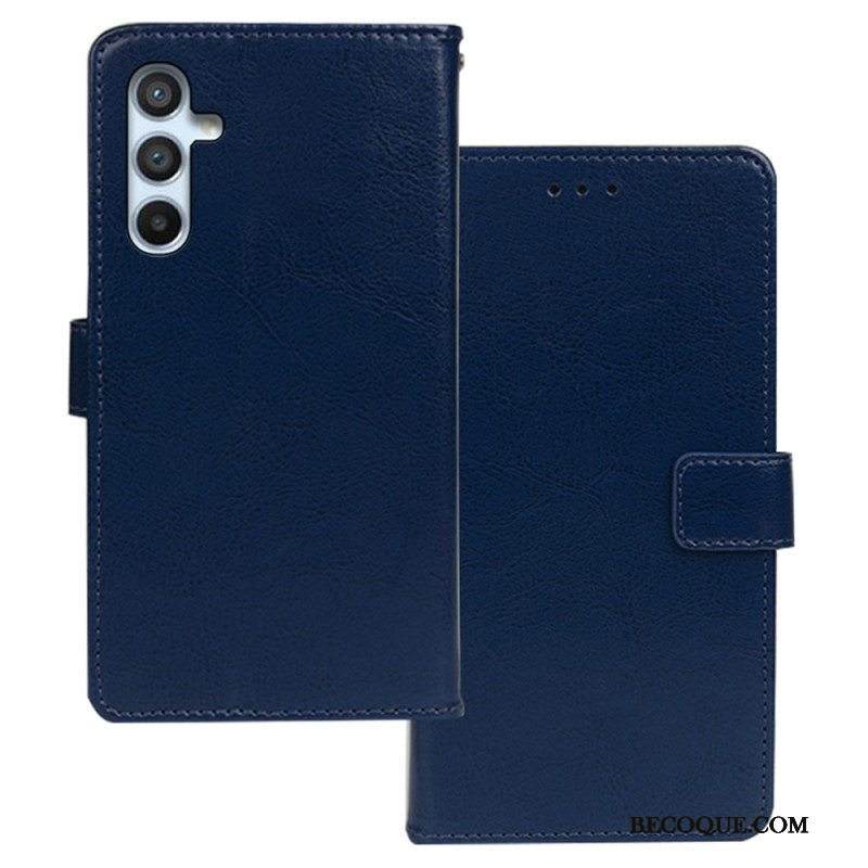 Flip Case Samsung Galaxy A54 5G Nahkajäljitelmä Idewei