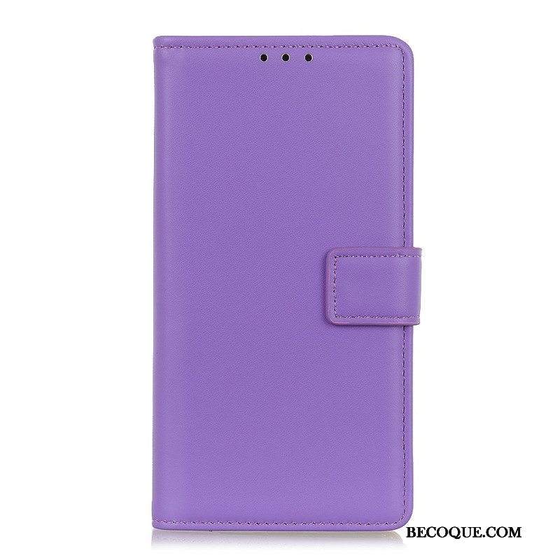 Flip Case Samsung Galaxy M13 Tavallista Keinonahkaa