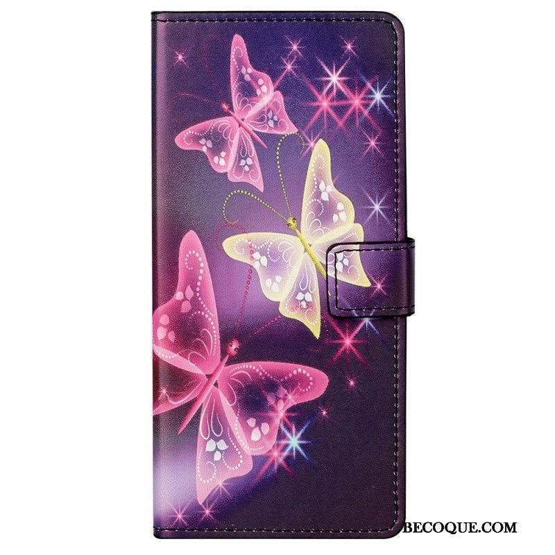 Flip Case Samsung Galaxy M23 5G Perhoset Perhoset