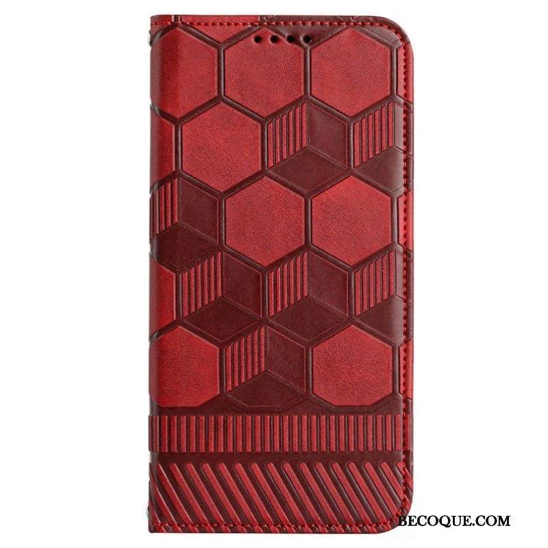 Flip Case Samsung Galaxy S23 5G Jalkapallon Kuvio