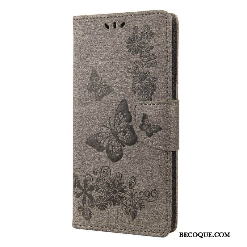 Flip Case Sony Xperia 10 IV Perhosia Lennossa