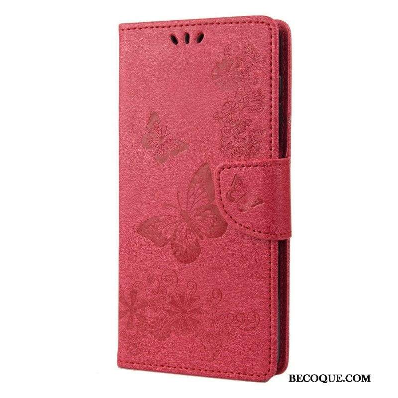 Flip Case Sony Xperia 10 IV Perhosia Lennossa