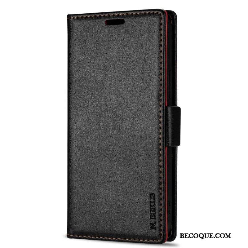 Flip Case Xiaomi 13 Pro Ln.bekus Nahkaefekti