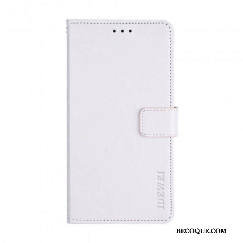 Flip Case Xiaomi Redmi Note 10 Pro Nahkajäljitelmä Idewei