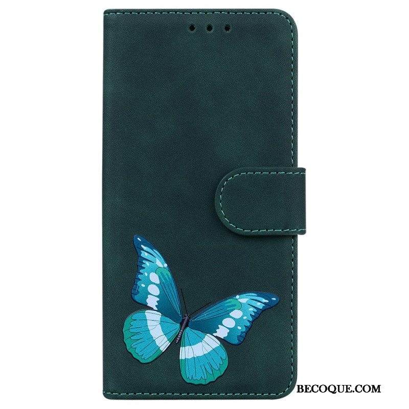 Flip Case Xiaomi Redmi Note 10 Pro Skin Touch Butterfly