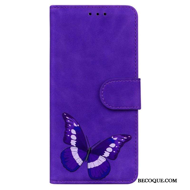 Flip Case Xiaomi Redmi Note 10 Pro Skin Touch Butterfly