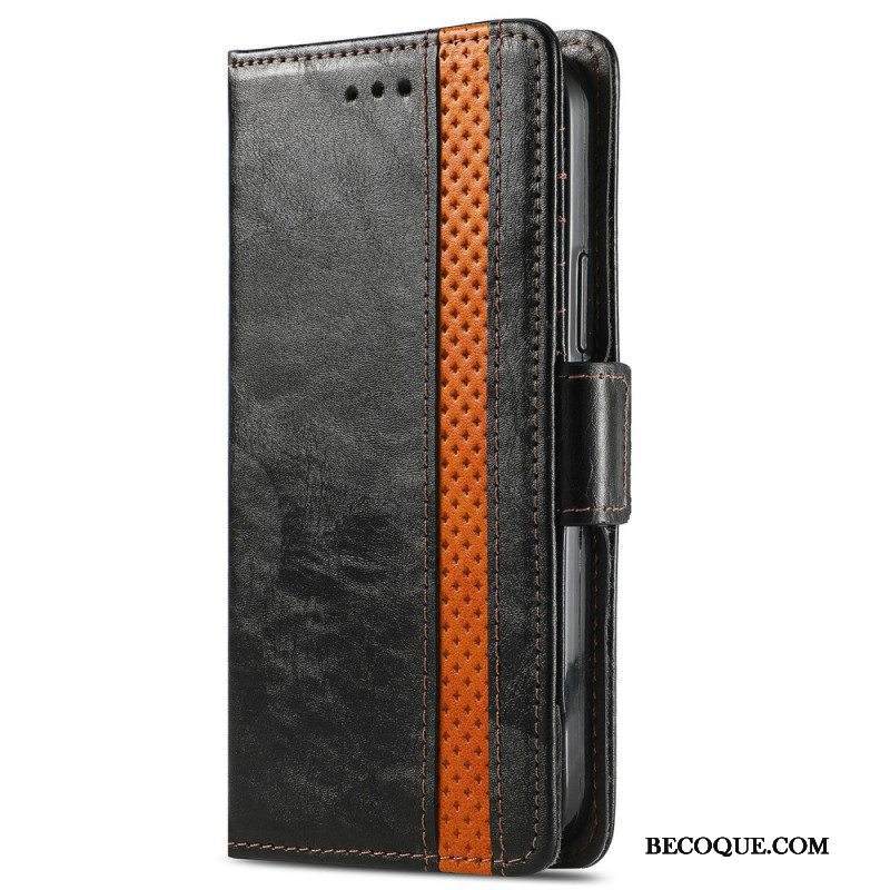 Flip Case Xiaomi Redmi Note 11 / 11S Kaksivärinen Kaksoislukko