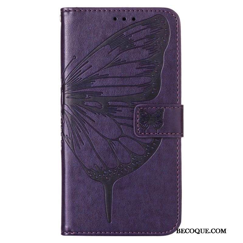 Flip Case Xiaomi Redmi Note 11 Pro Plus 5G Butterfly Design Kaulanauhalla