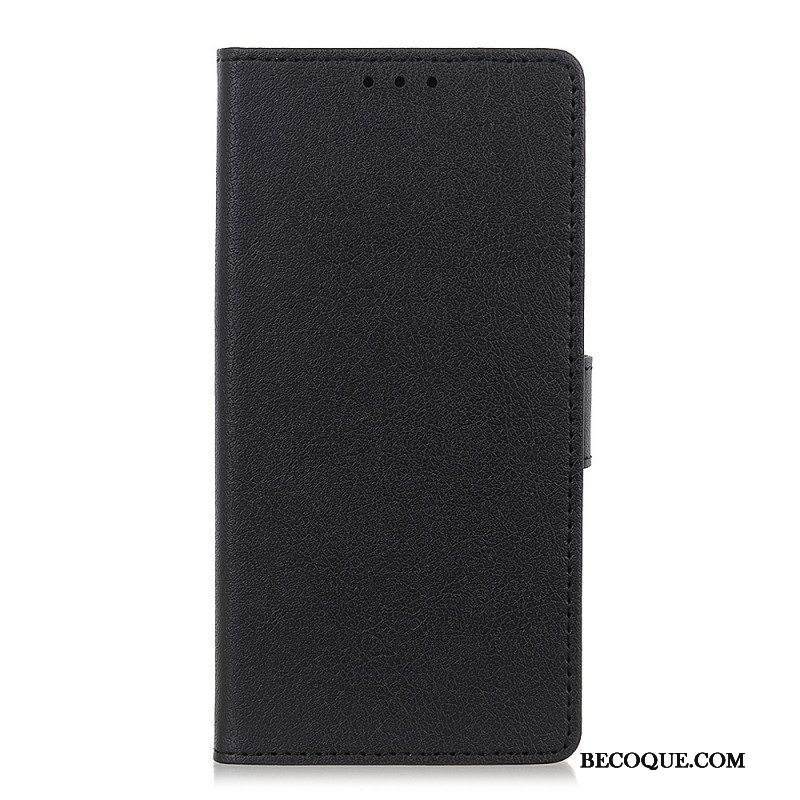 Flip Case Xiaomi Redmi Note 11 Pro Plus 5G Klassinen Nahkaefekti