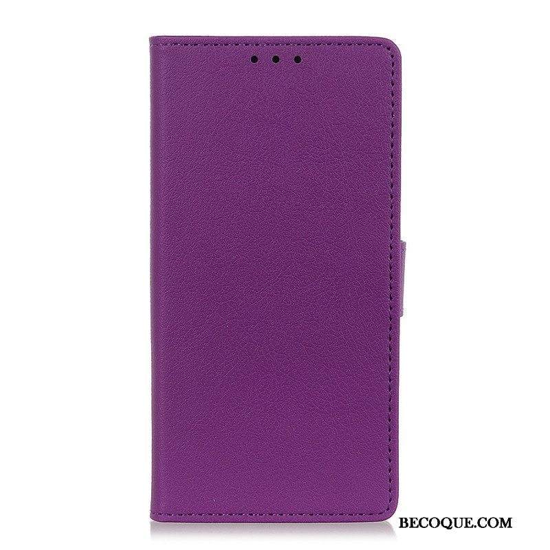 Flip Case Xiaomi Redmi Note 11 Pro Plus 5G Klassinen Nahkaefekti