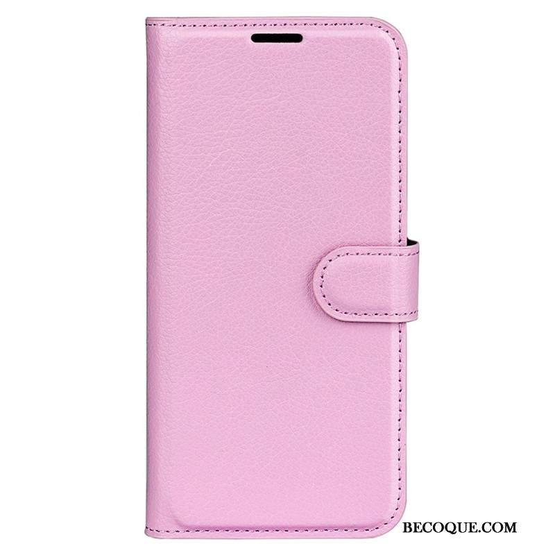 Kotelot Huawei Nova 11 Pro Classic Litchi Faux Leather