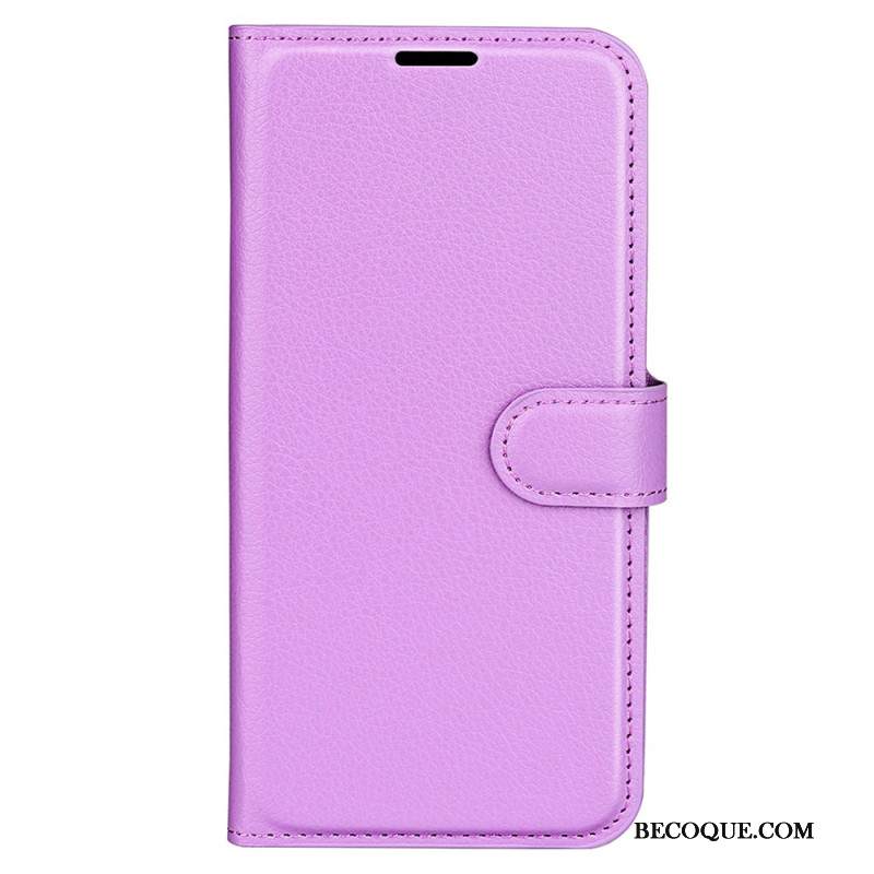 Kotelot Huawei Nova 11 Pro Classic Litchi Faux Leather