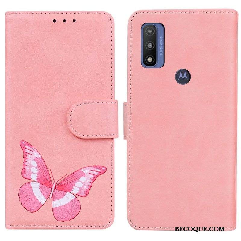 Kotelot Moto E40 / E30 / E20 Skin Touch Butterfly