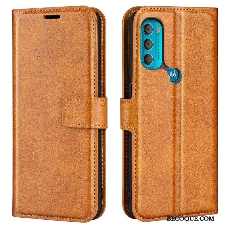 Kotelot Moto G71 5G Ohut Extreme Leather -efekti