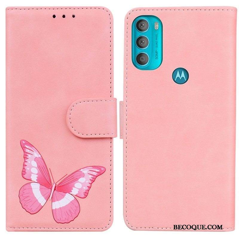 Kotelot Moto G71 5G Skin Touch Butterfly