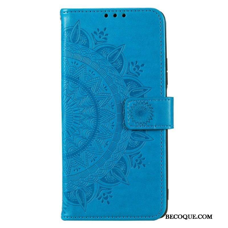 Kotelot Moto G73 5G Auringon Mandala