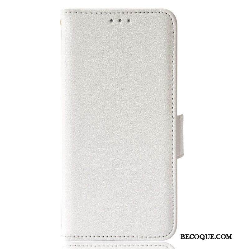 Kotelot Samsung Galaxy A13 Perinteinen Litchi Faux Leather