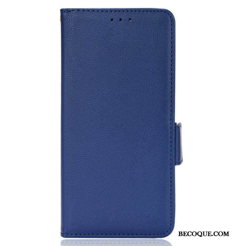 Kotelot Samsung Galaxy A13 Perinteinen Litchi Faux Leather