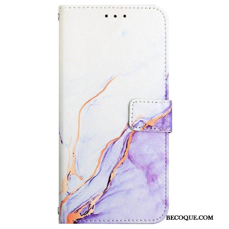 Kotelot Samsung Galaxy A13 Suojaketju Kuori Strip Marble