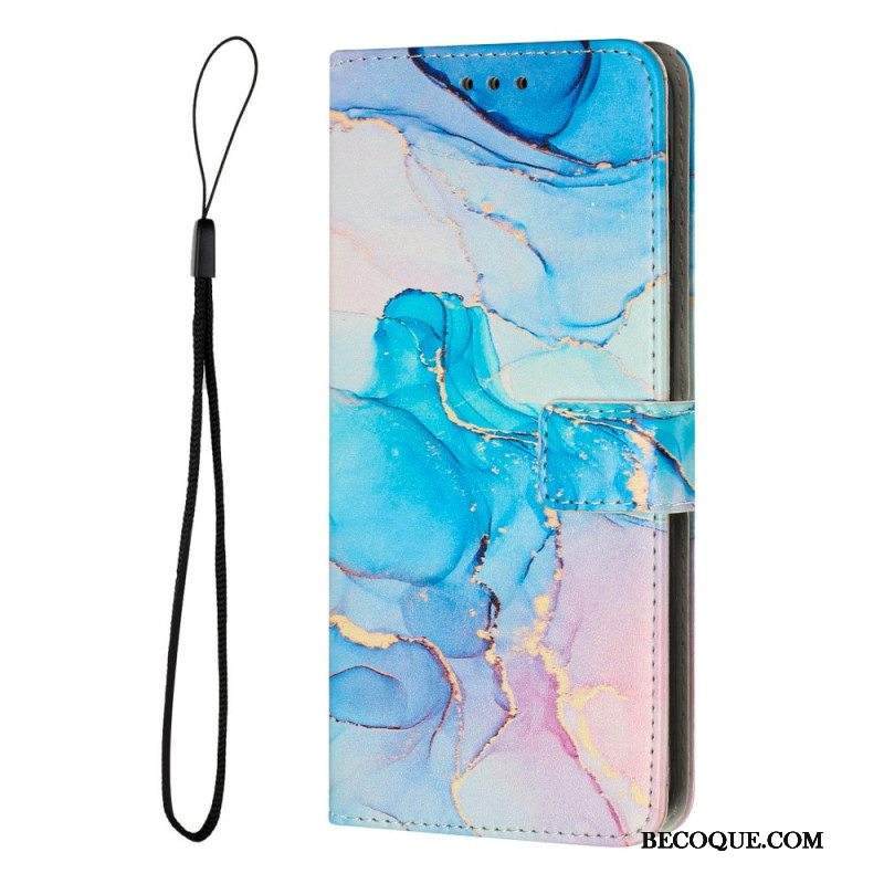 Kotelot Samsung Galaxy A14 / A14 5G Suojaketju Kuori Strip Marble