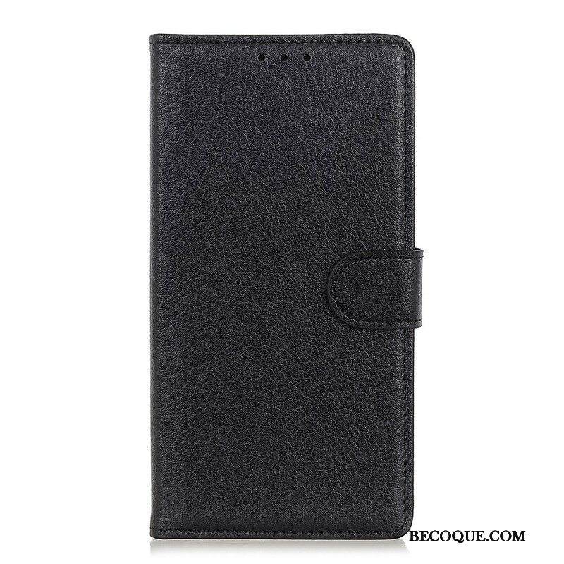 Kotelot Samsung Galaxy S21 5G Perinteinen Litchi Faux Leather