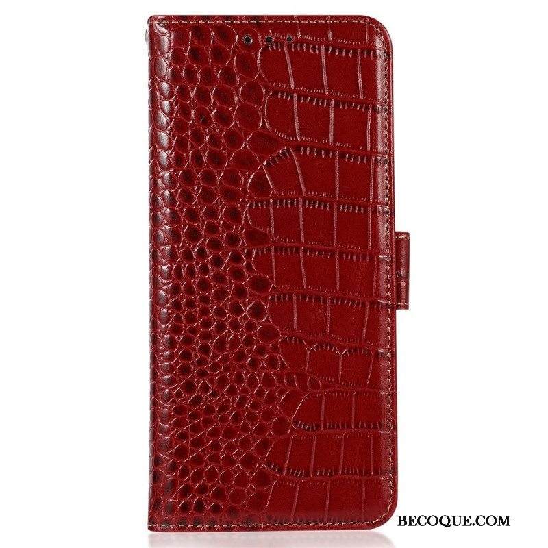 Kotelot Samsung Galaxy S23 Ultra 5G Crocodile Style Rfid