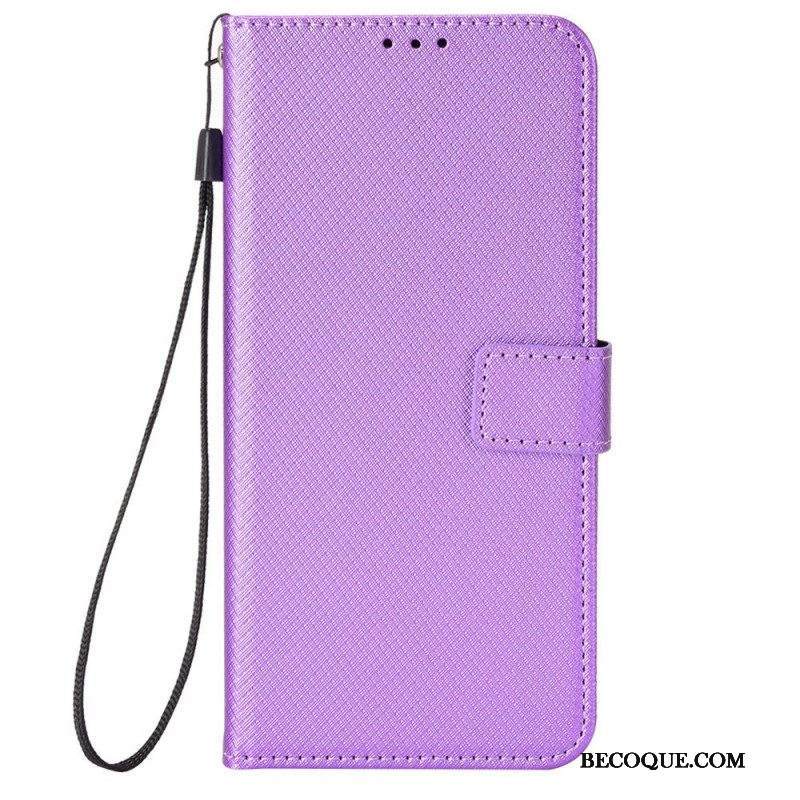 Kotelot Sony Xperia 10 IV Suojaketju Kuori Tyylikäs Strappy Faux Leather