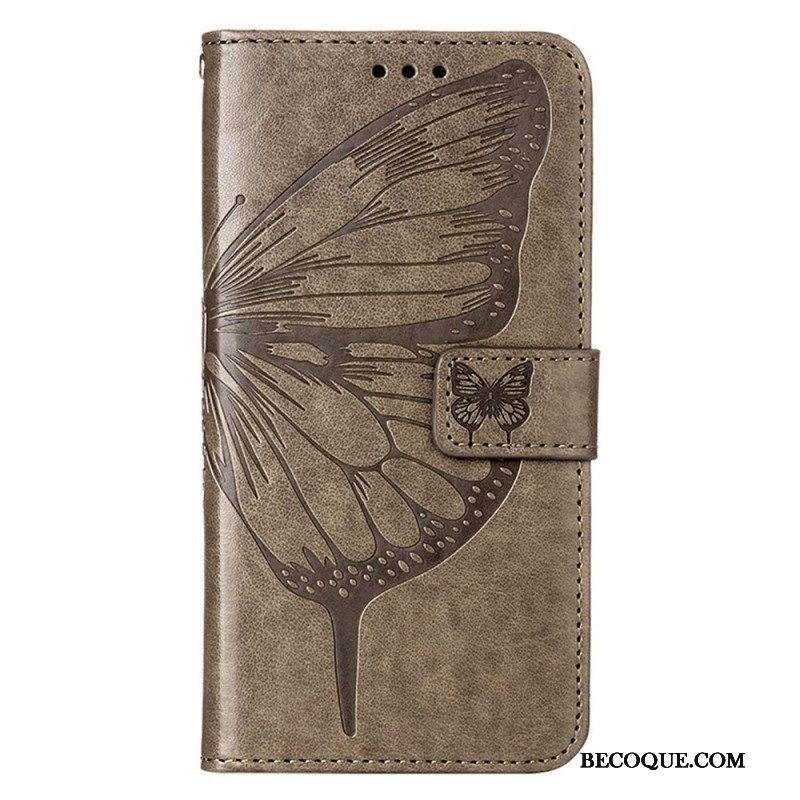 Kotelot Xiaomi 12 Lite Butterfly Design Kaulanauhalla