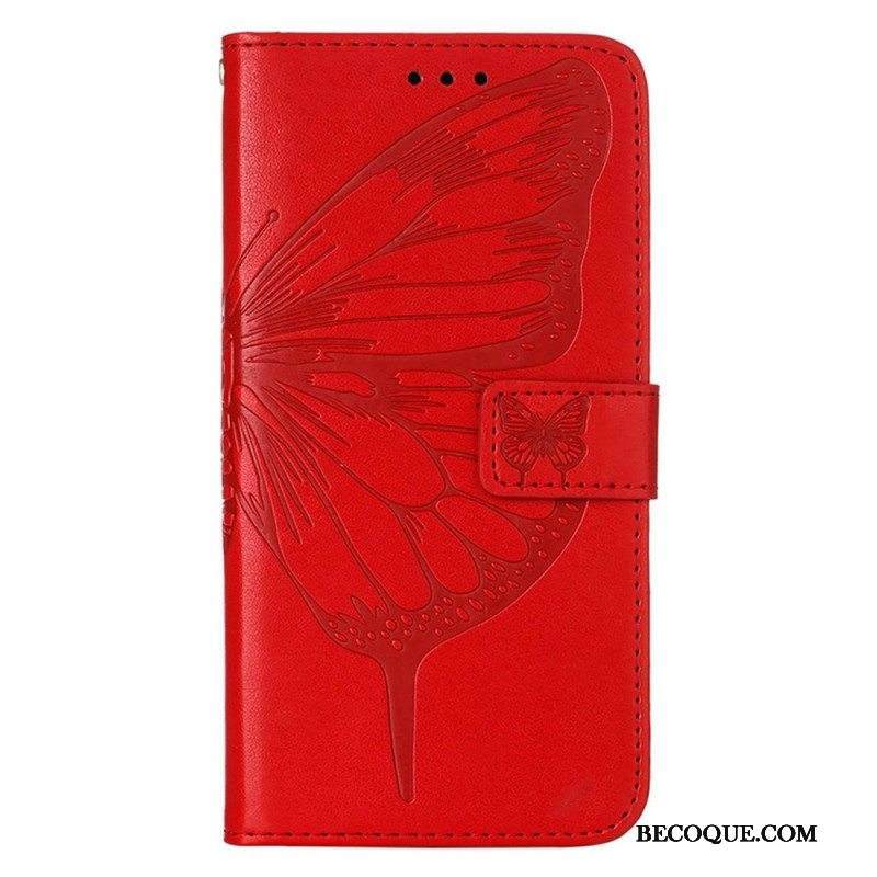 Kotelot Xiaomi 12 Lite Butterfly Design Kaulanauhalla