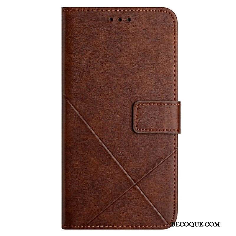 Kotelot Xiaomi 12T / 12T Pro X Design Geo Leather Style