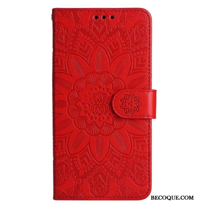 Kotelot Xiaomi 13 Mandala-aurinko Kaulanauhalla