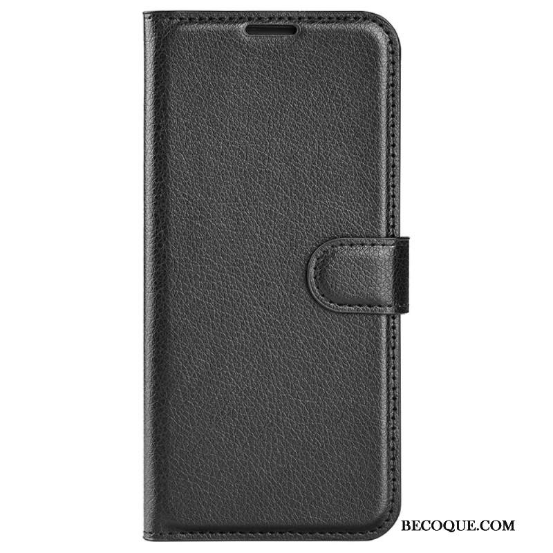 Kotelot Xiaomi 14 Pro Classic Litchi Faux Leather Suojakuori