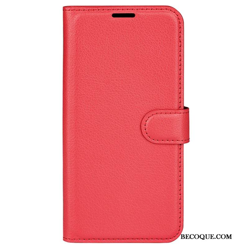 Kotelot Xiaomi 14 Pro Classic Litchi Faux Leather Suojakuori