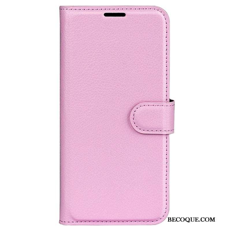 Kotelot Xiaomi 14 Pro Classic Litchi Faux Leather Suojakuori