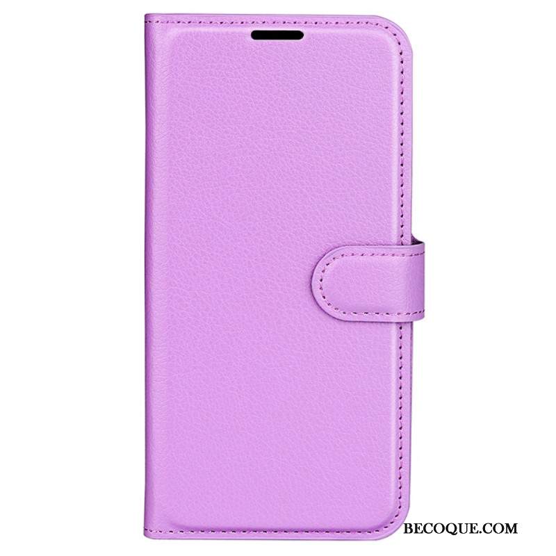 Kotelot Xiaomi 14 Pro Classic Litchi Faux Leather Suojakuori