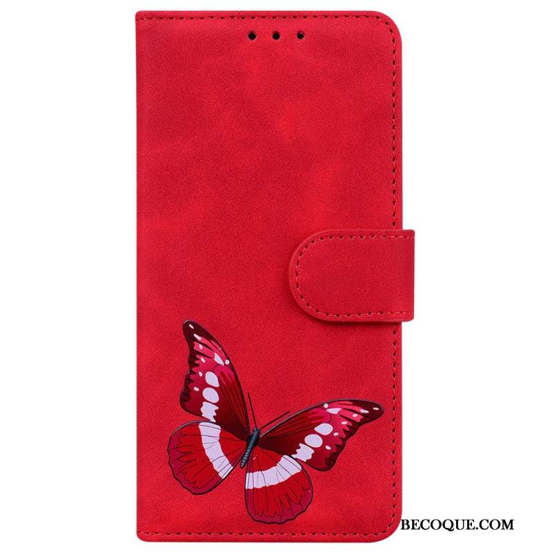 Kotelot Xiaomi 14t Butterfly Suede Effect Suojakuori