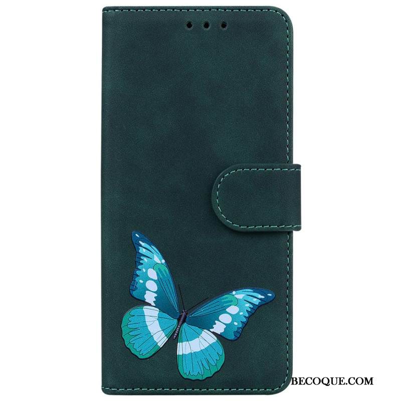 Kotelot Xiaomi 14t Butterfly Suede Effect Suojakuori