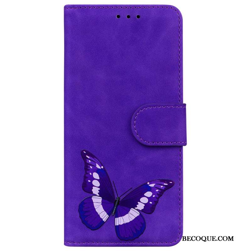 Kotelot Xiaomi 14t Butterfly Suede Effect Suojakuori