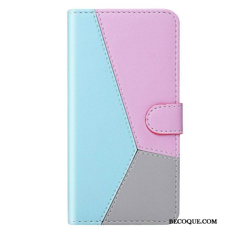 Kotelot Xiaomi Redmi Note 10 / 10S Tricolor Leather Effect