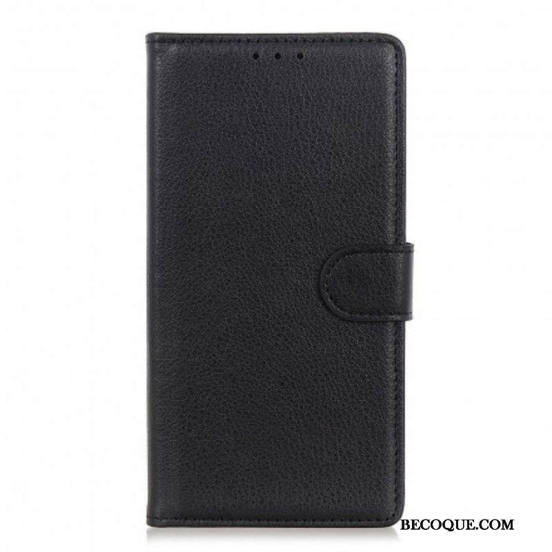 Kotelot Xiaomi Redmi Note 10 5G Perinteinen Litchi Faux Leather