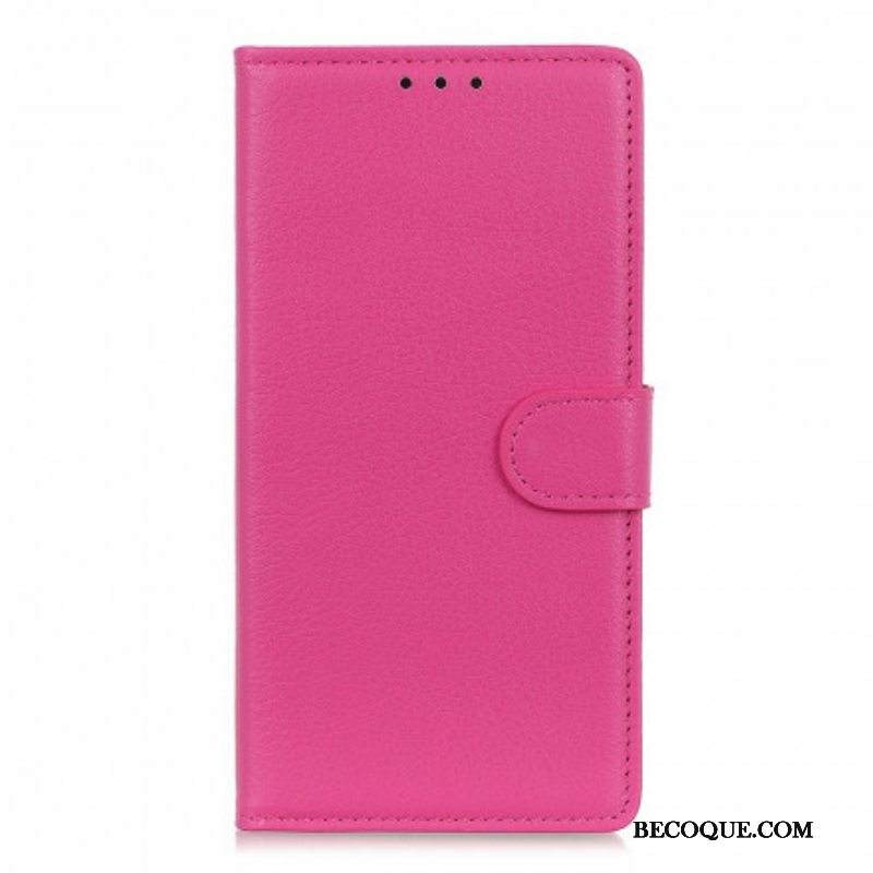 Kotelot Xiaomi Redmi Note 10 5G Perinteinen Litchi Faux Leather