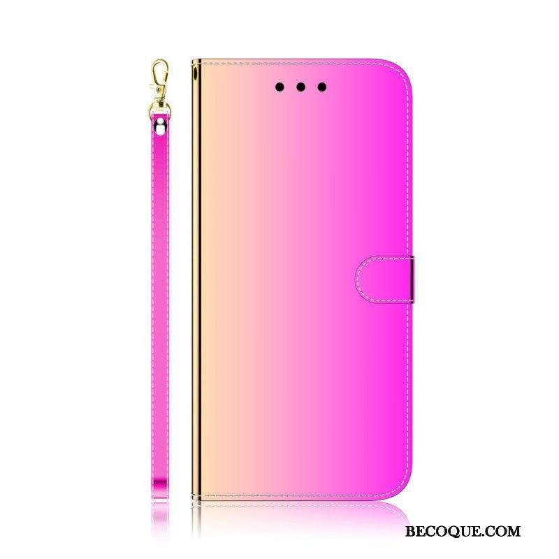 Kotelot Xiaomi Redmi Note 11 / 11S Keinonahkainen Peilin Kansi