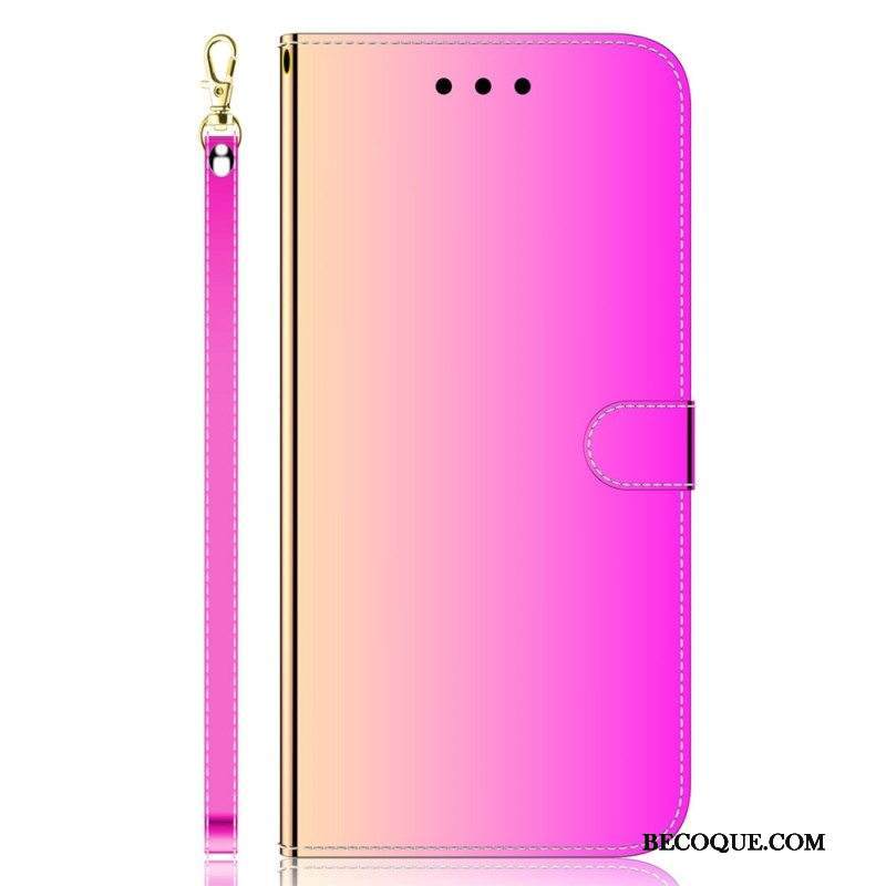 Kotelot Xiaomi Redmi Note 12 4G Keinopeilinahka Hihnalla