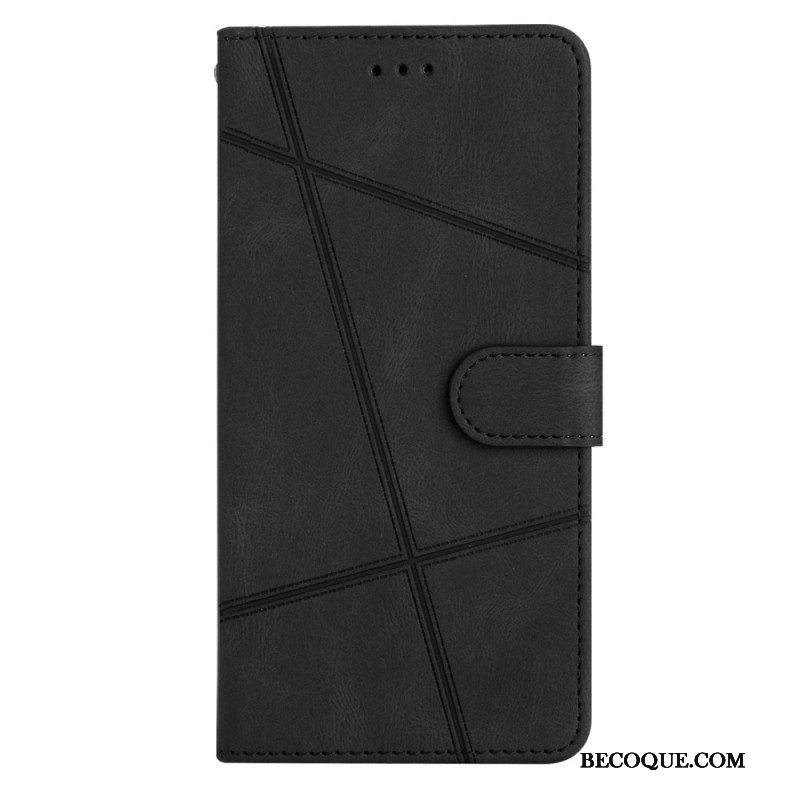 Kotelot Xiaomi Redmi Note 12 4G Suojaketju Kuori Strappy Geometric