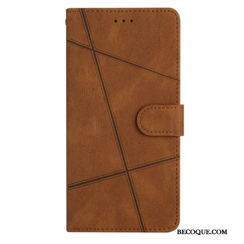 Kotelot Xiaomi Redmi Note 12 4G Suojaketju Kuori Strappy Geometric