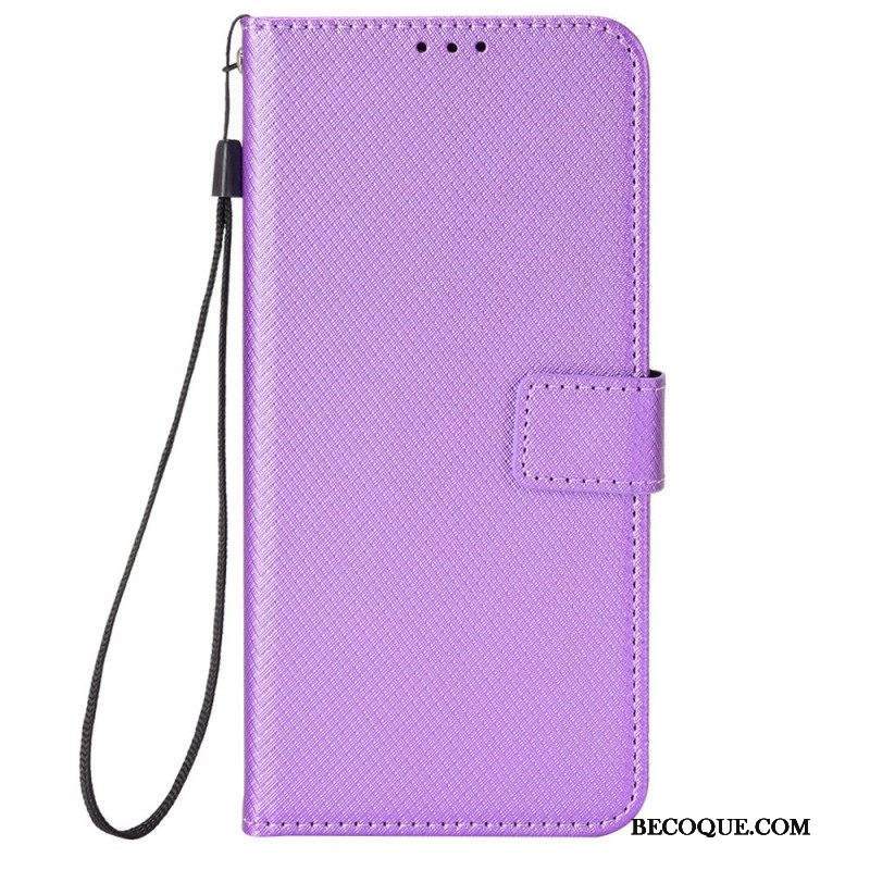 Kotelot Xiaomi Redmi Note 12 Pro Suojaketju Kuori Tyylikäs Strappy Faux Leather