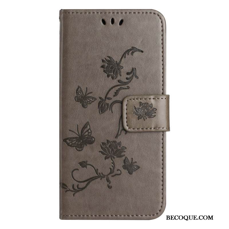 Kotelot Xiaomi Redmi Note 13 5g Strap Flowers Suojakuori